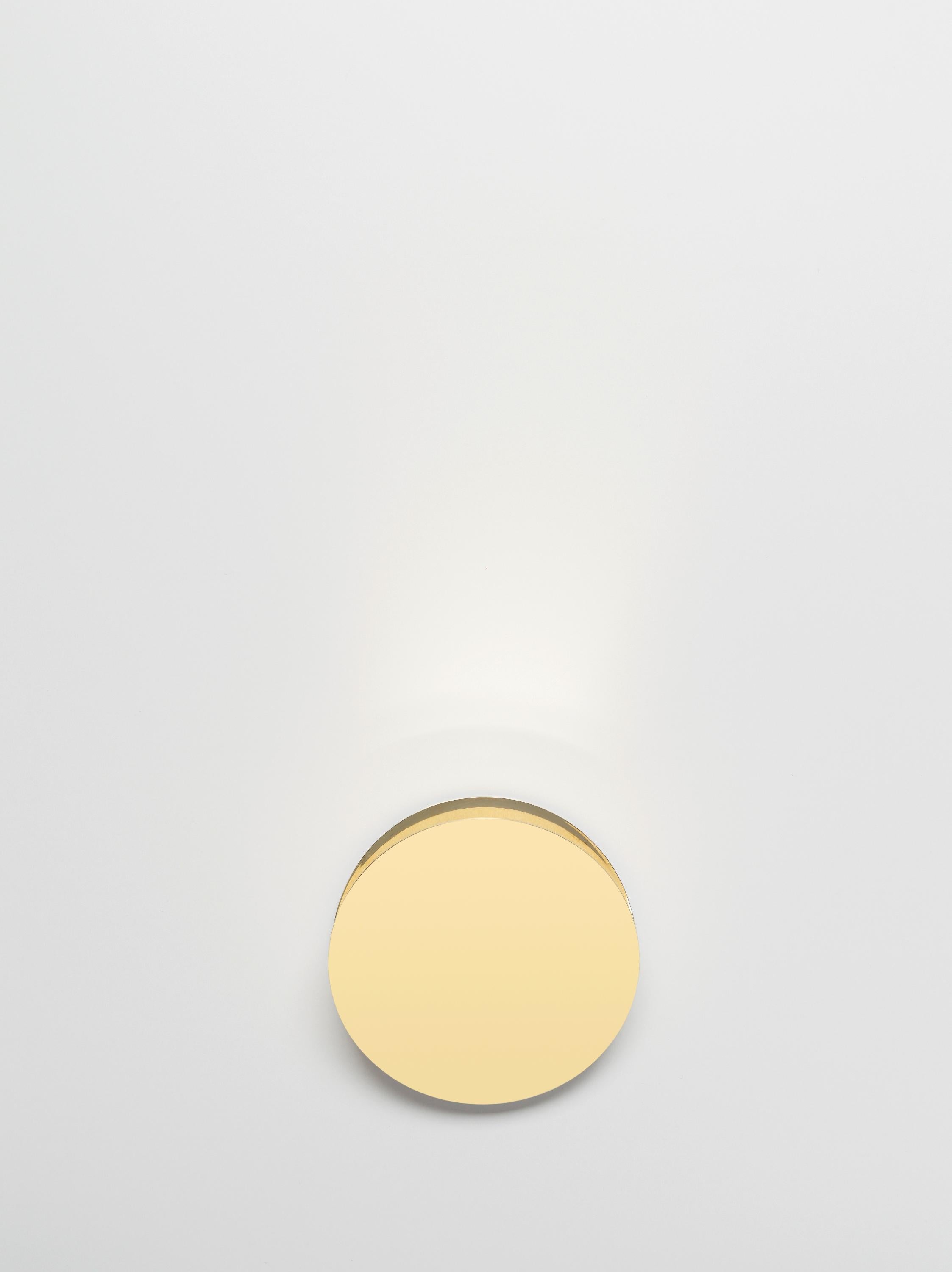 Gold (Brass-Plated Stainless Steel) e15 North Wall Light by Eva Marguerre and Marcel Besau 2