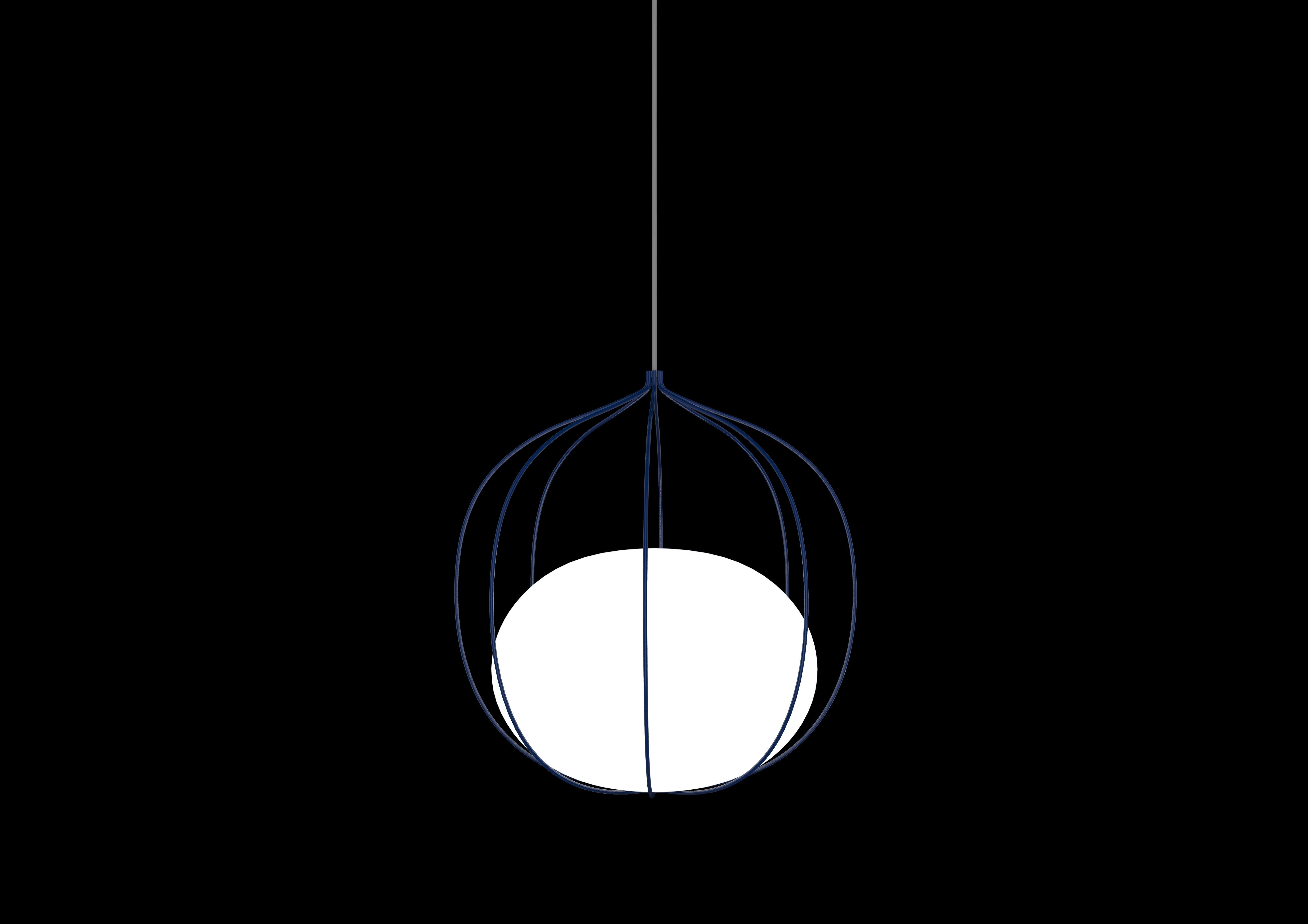 For Sale: Blue Zero LED Hoop Pendant by Front Design 2