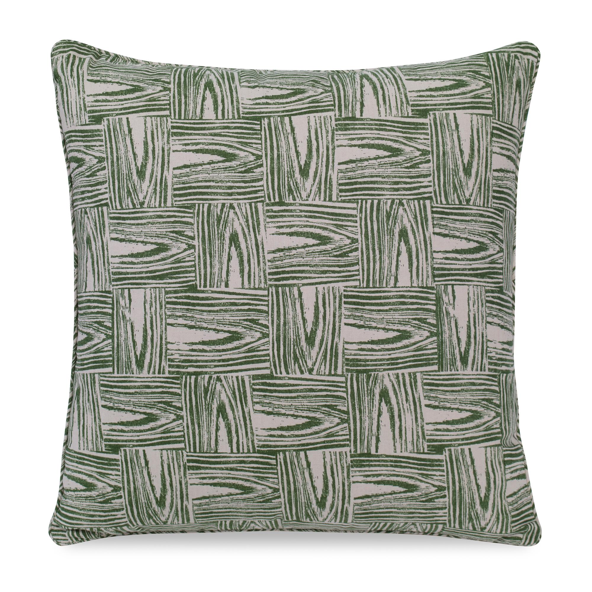 Green (QR-20203.HUNTER.0) Timberline Decorative Accent Pillow by CuratedKravet