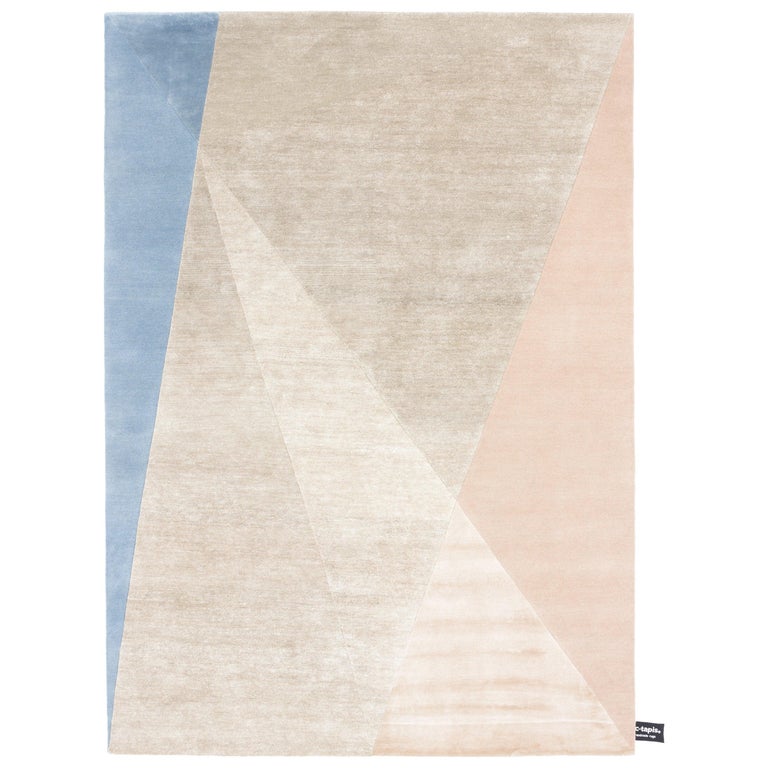 Customizable cc-tapis Dipped Angle Rug For Sale at 1stDibs