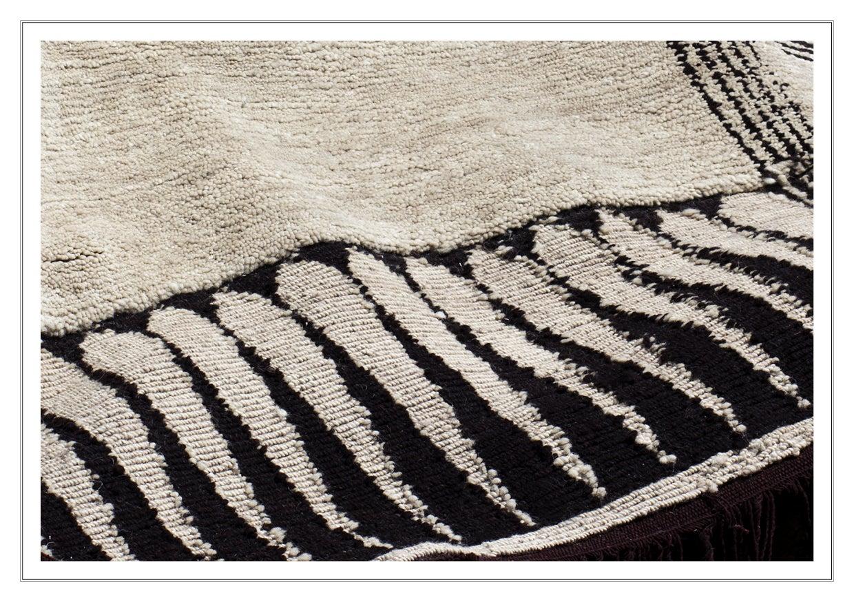For Sale: Black (Standard Primitive Weave 1) cc-tapis Primitive Weave 1 Rug by Chiara Andreatti 2