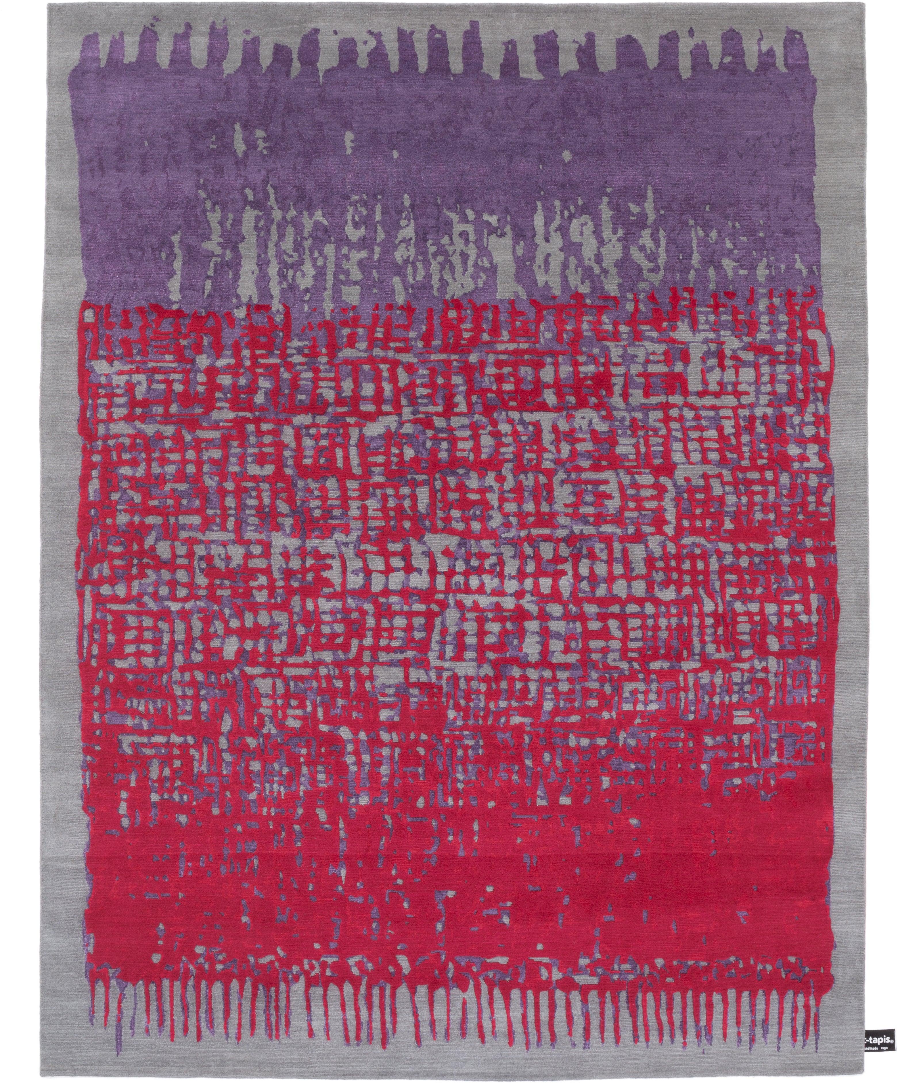 For Sale: Red (Red-Violet) CC-Tapis Sasha Rug by Nelly Maye