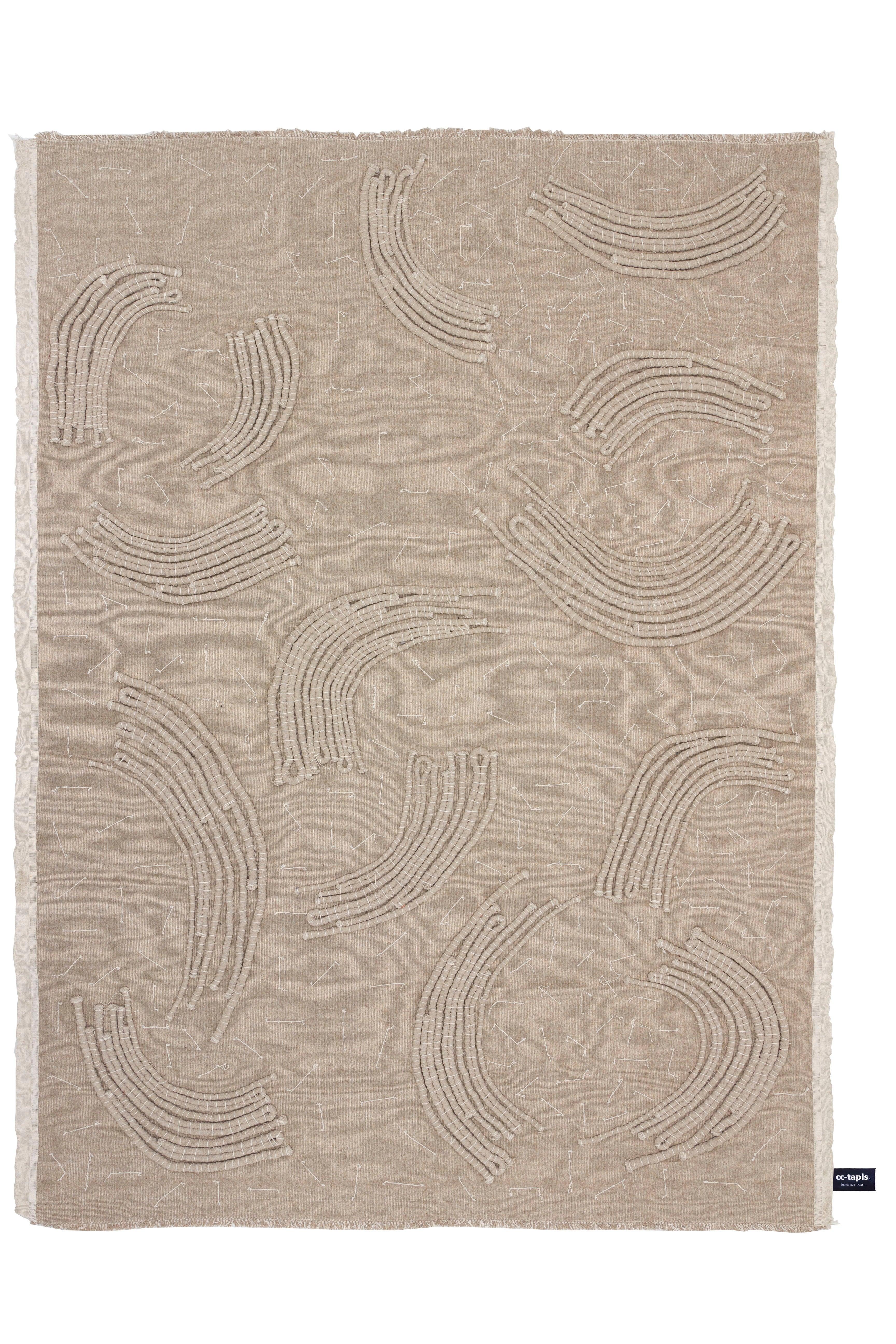 For Sale: Beige (Raw) cc-tapis Inventory Quilt Rug by Faye Toogood
