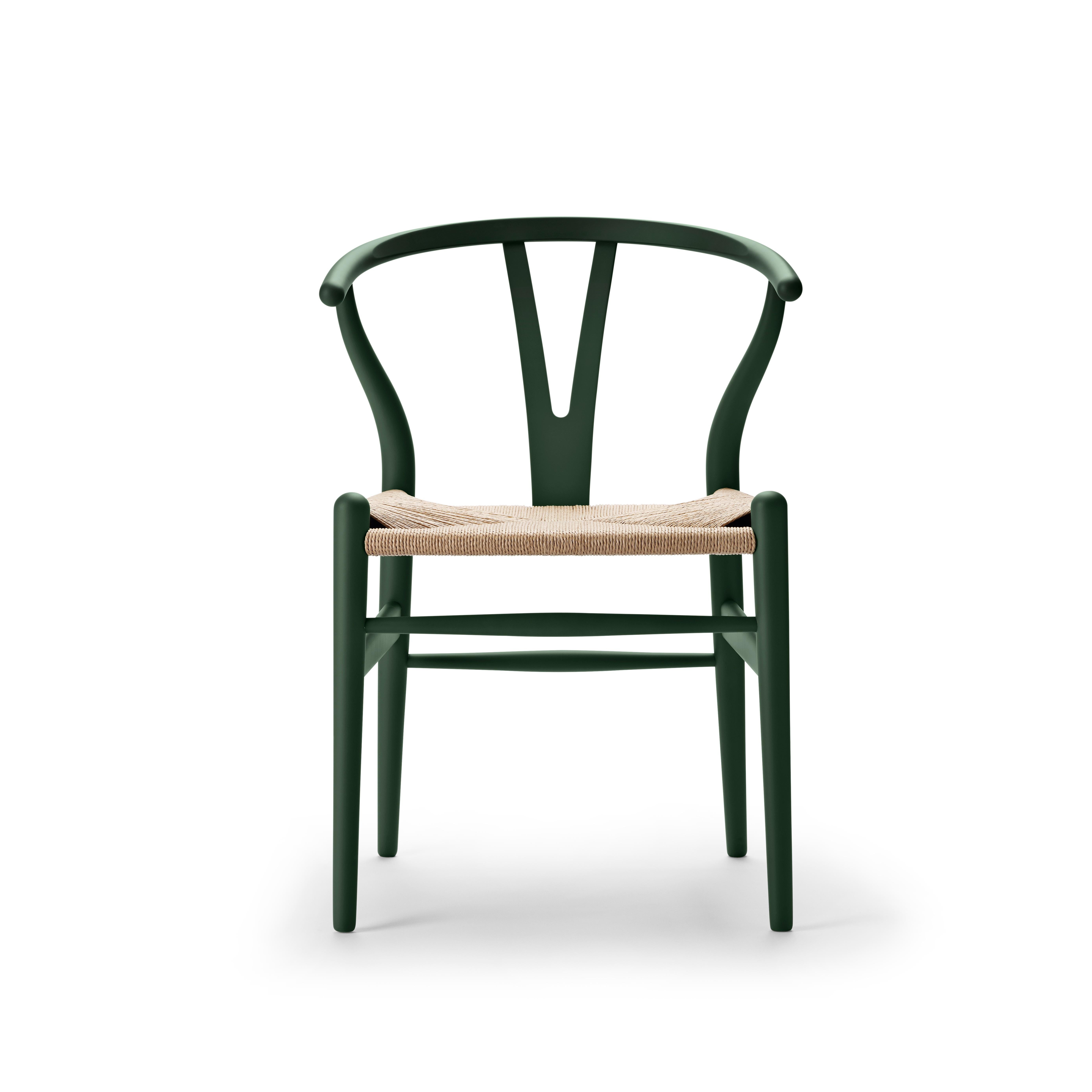 Green (Soft Green) CH24 Wishbone Chair in Soft Colors by Hans J. Wegner