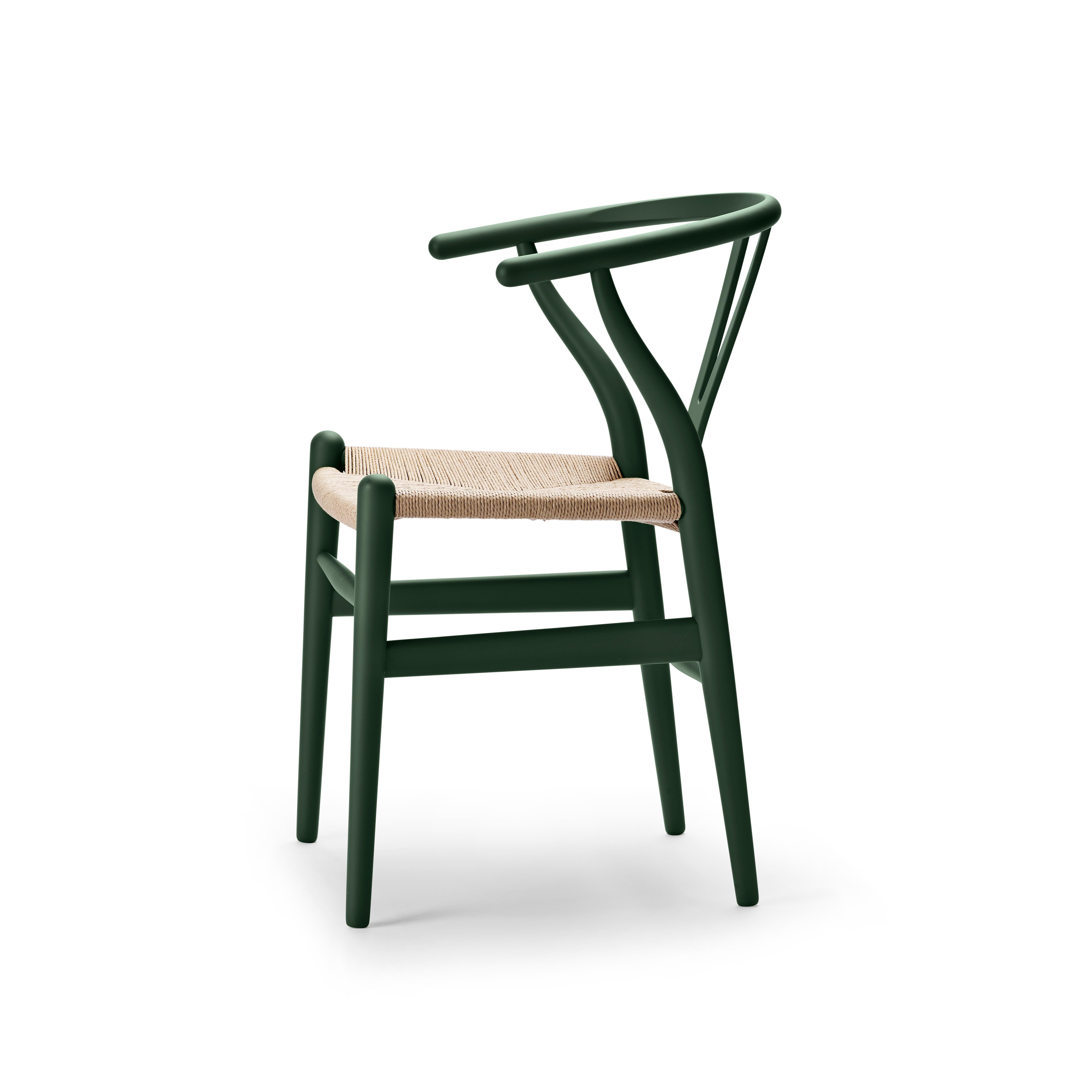 For Sale: Green (Soft Green) CH24 Wishbone Chair in Soft Colors by Hans J. Wegner 2
