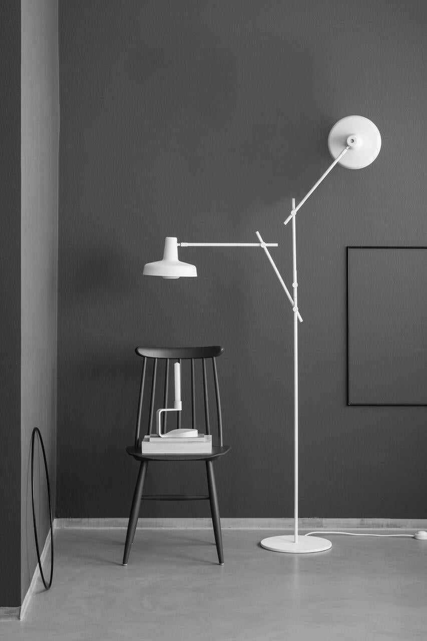 Croatian Grupa Arigato Double White Floor Lamp, 1stdibs New York For Sale