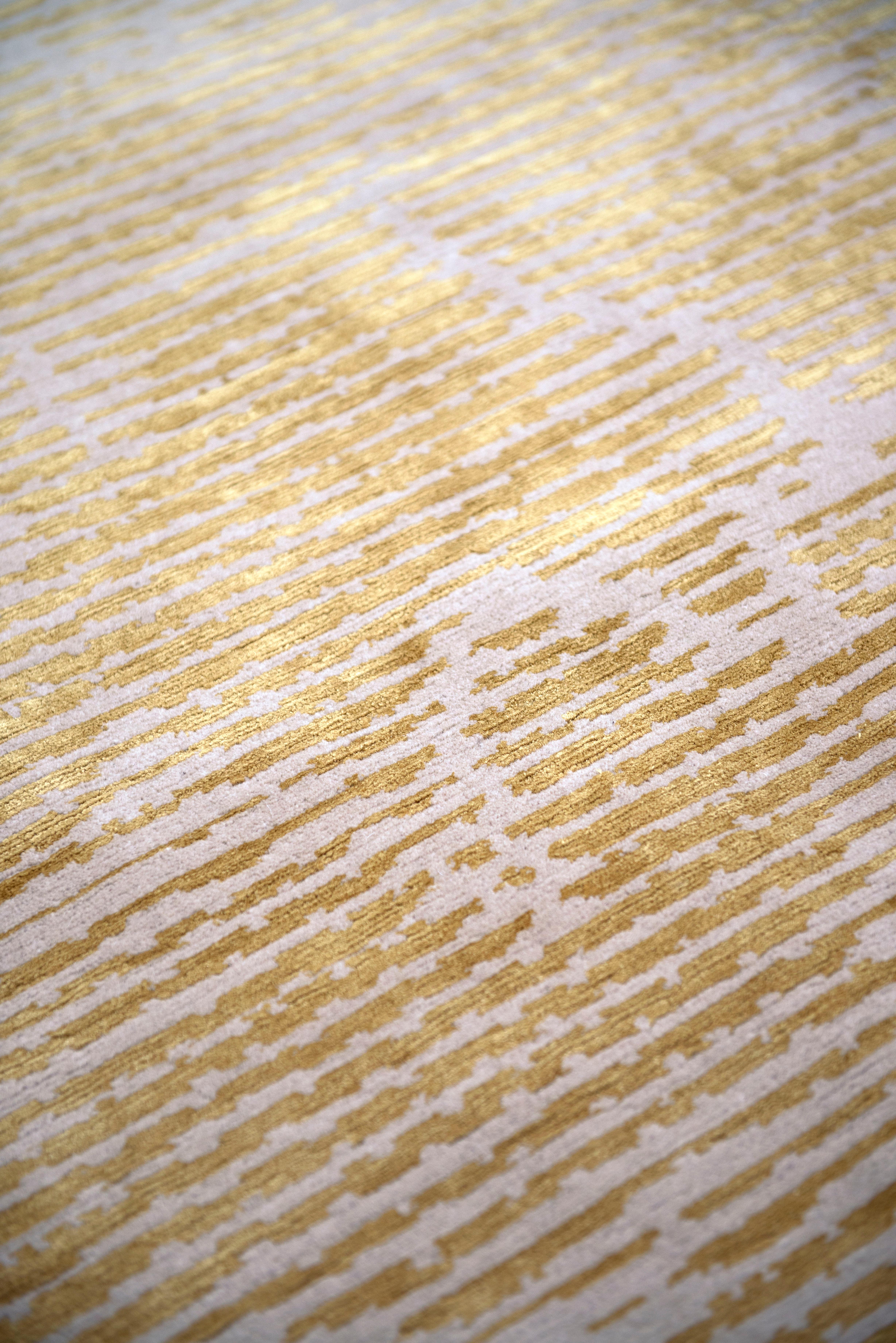 Staccato Handgeknüpfter 10x8 Teppich aus Wolle und Seide von Kelly Wearstler im Zustand „Neu“ im Angebot in London, GB