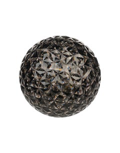 Kartell Short Planet Floor Lamp in Fume by Tokujin Yoshioka