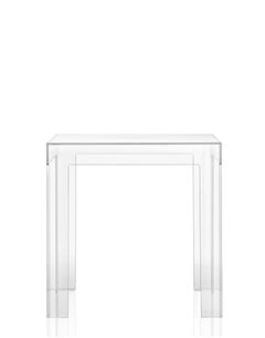 Kartell Jolly Side Table in Crystal by Paolo Rizzatto