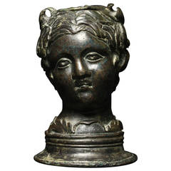 Ancient Roman Bronze Balsamarium