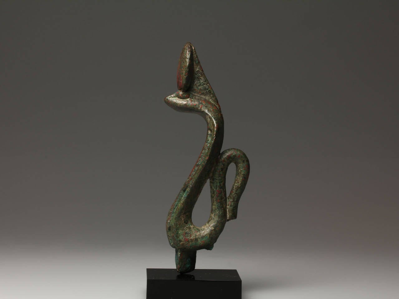 Ancient Egyptian Bronze Uraeus For Sale 1