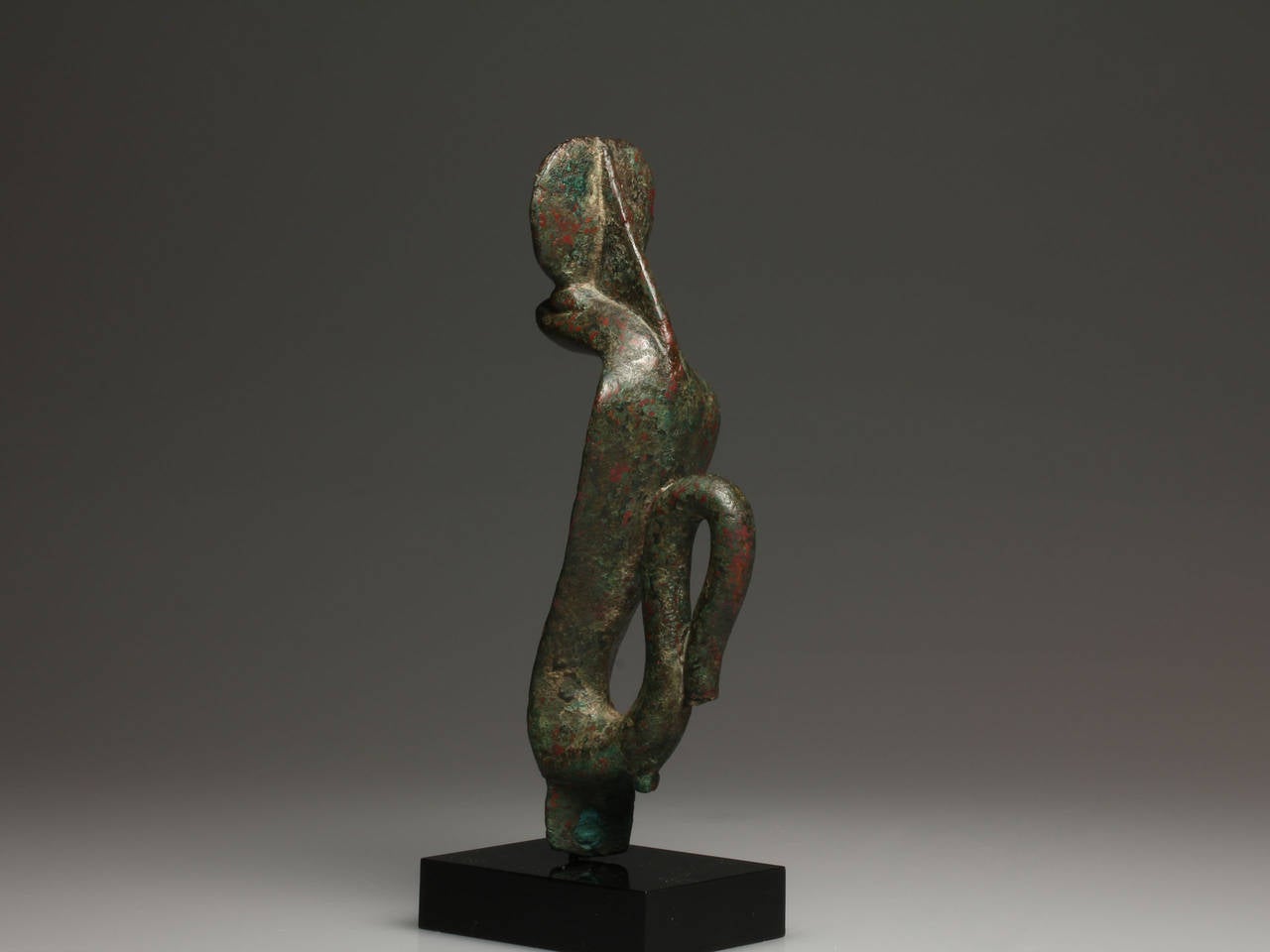 Ancient Egyptian Bronze Uraeus For Sale 2
