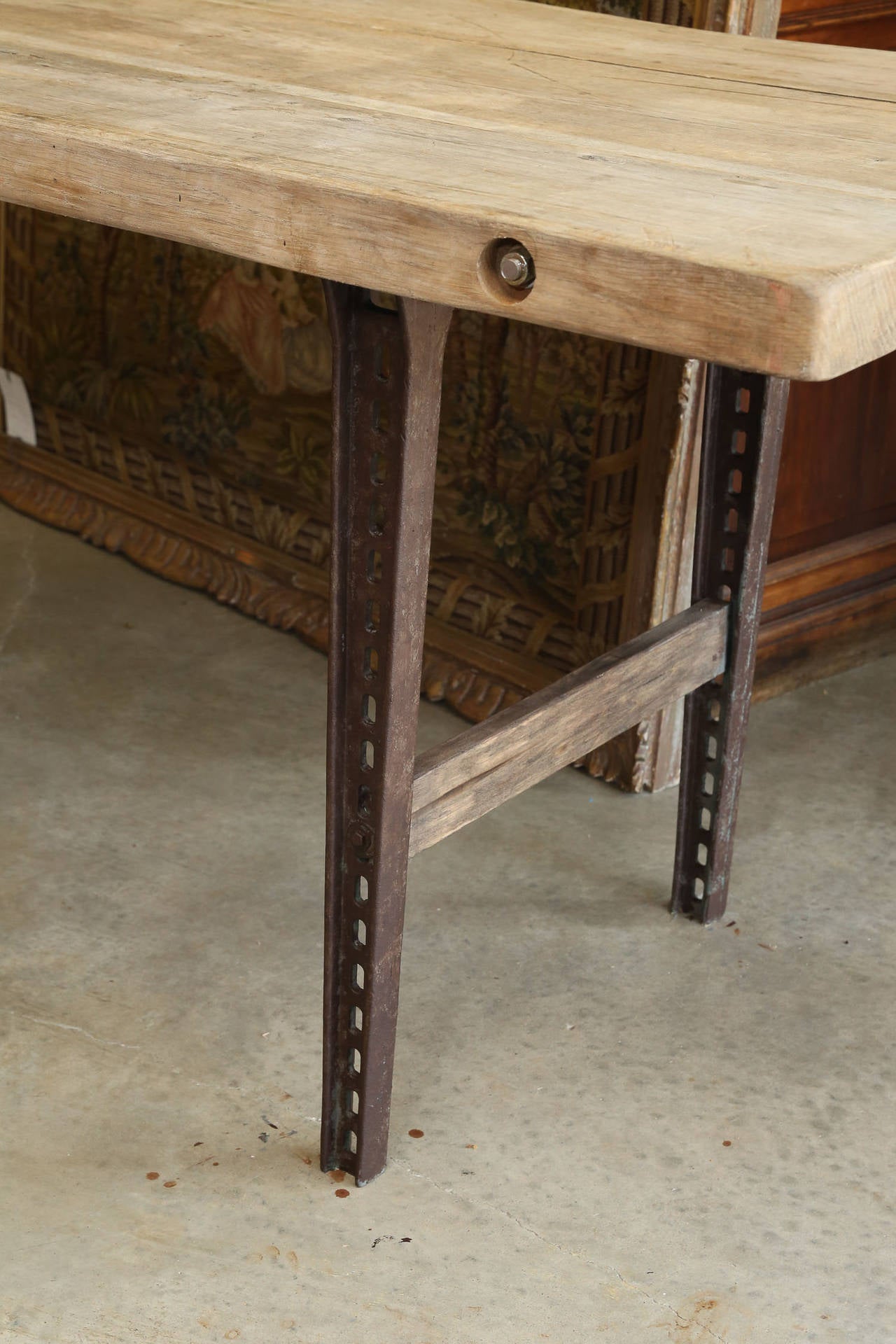 Mid-20th Century French Vintage Table from the Studio of Sculptor For Sale