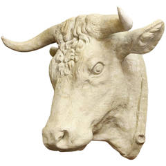 Terra Cotta Bull Head from the Camargues, France