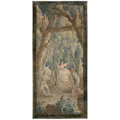 French Antique Aubusson Tapestry