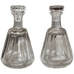 Pair of Baccarat Crystal Decanters