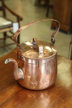 Copper 19th Century Kettle