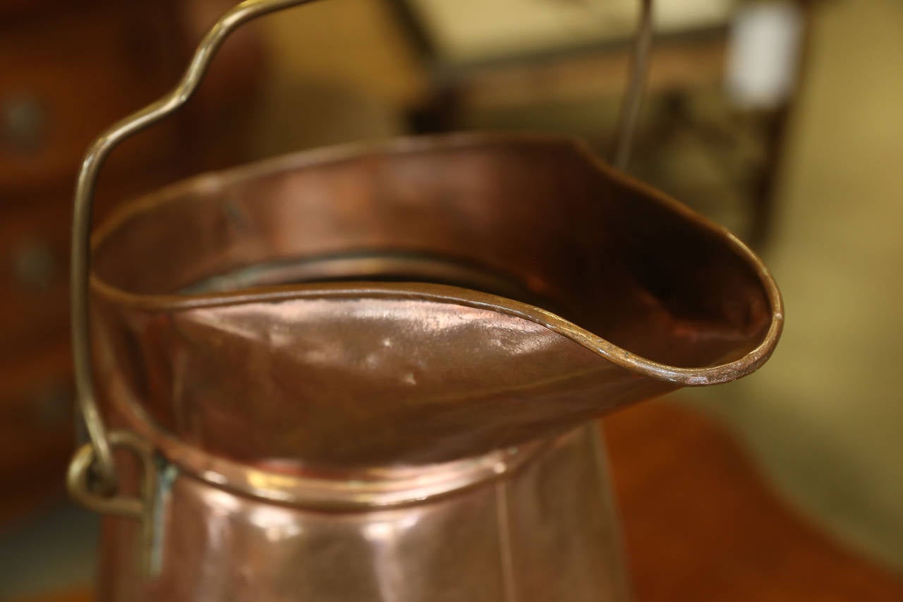 French Copper Pitcher 