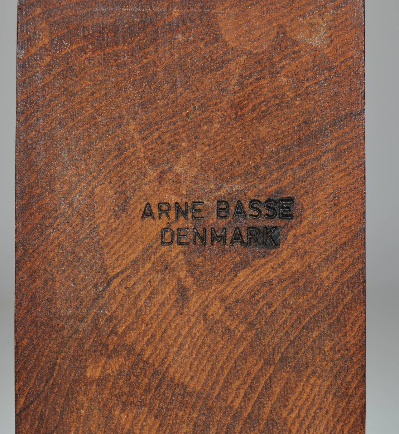 20th Century Arne Bass Sculpture in Teak, Female Nude, Denmark