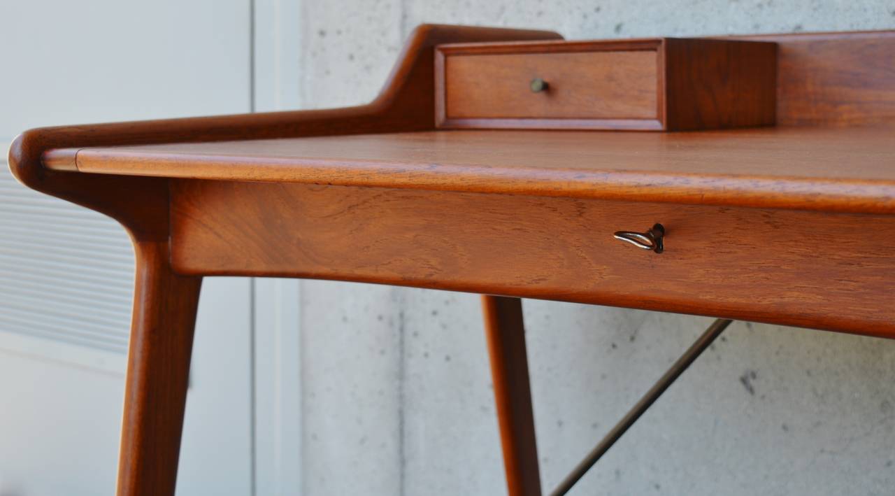 Rare Danish Teak Compact Svend Madsen Desk