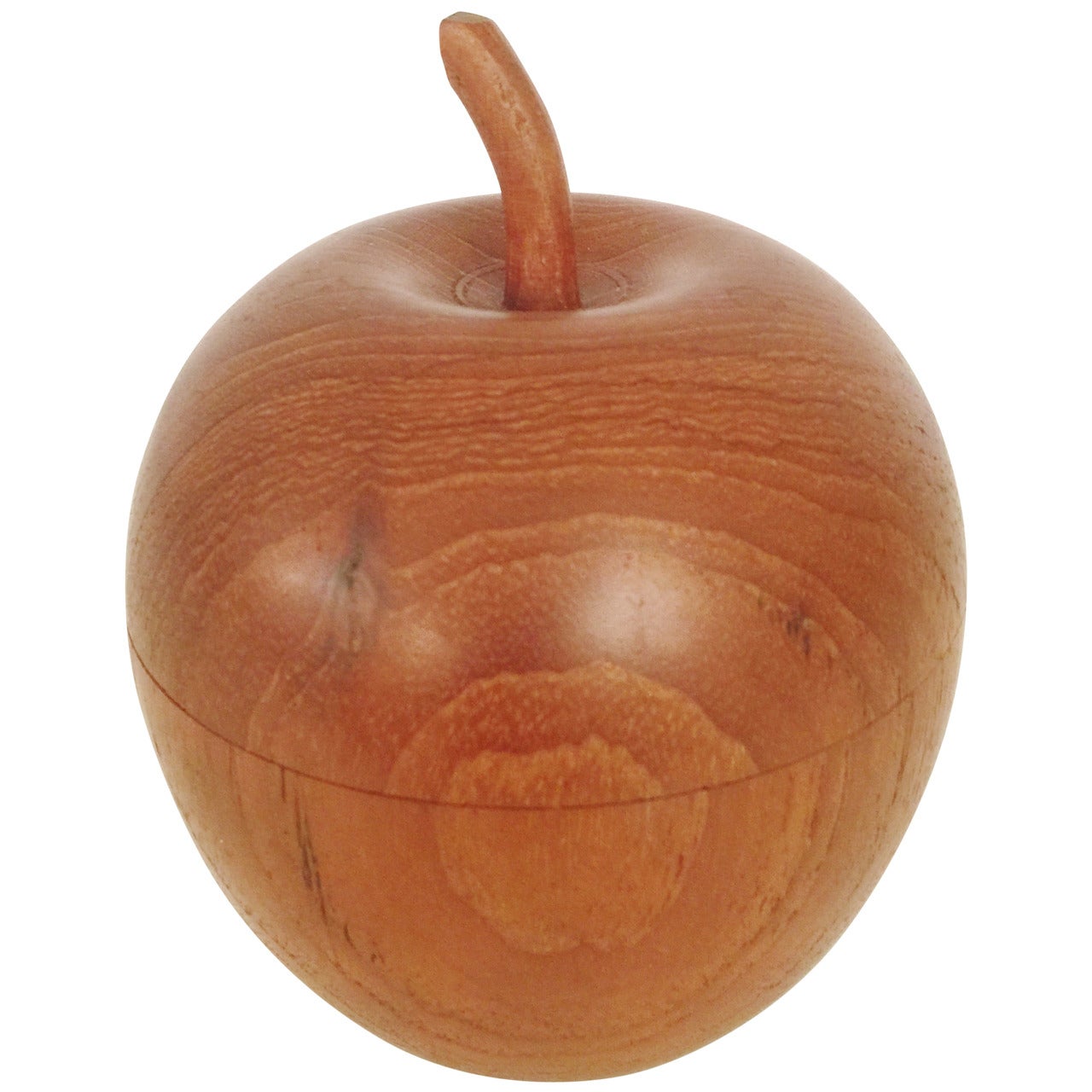 Danish Modern Teak Apple Box or Lidded Container