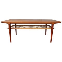Hot Danish Teak Johannes Andersen Coffee Table for Silkeborg