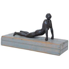 Nude Bronze Sculpture Lloyd Glosson, 1969 signed