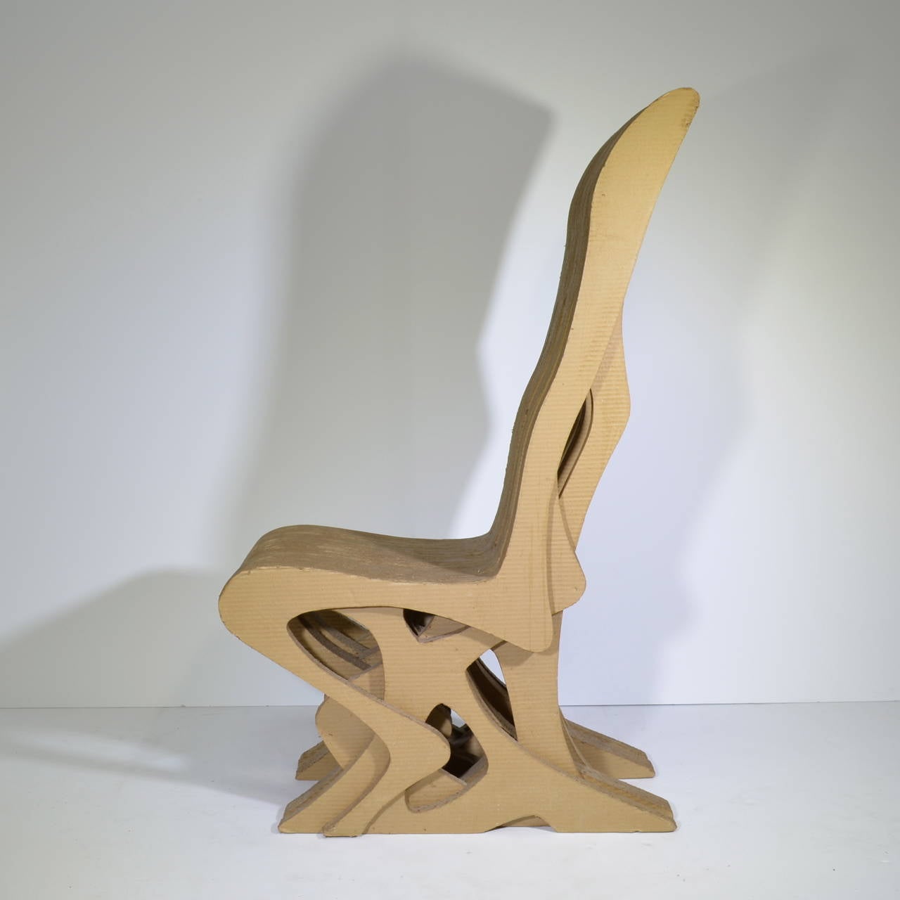 Cardboard Chair in the Style of Frank Gehry For Sale 2