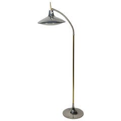 Modern Floor Lamp 1950s by Gio Ponti for Laurel, Tulip Base Adjustable