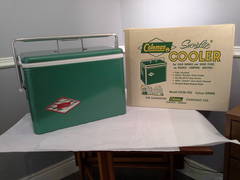 Mid-Century Coleman Snowlite Cooler Model 5212B-700 (Mint in Original Box)