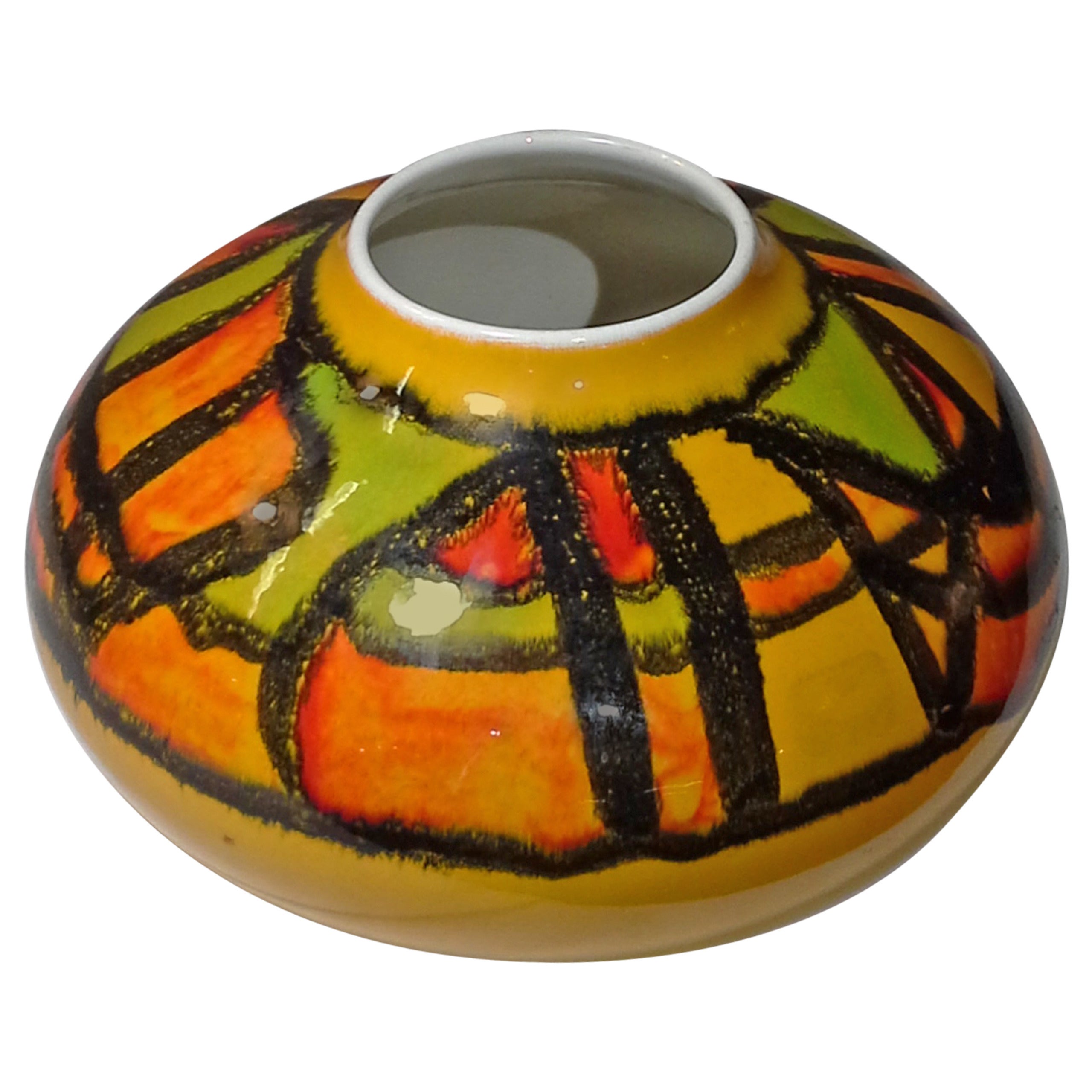 Poole Pottery Vase in a Geometric Pattern