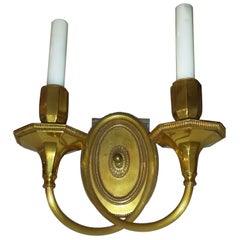 Solid Brass, Double-Arm Wall Sconces