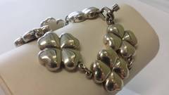 Georg Jensen Sterling Silver Four-Leaf Clover Bracelet Designed by Kim Naver