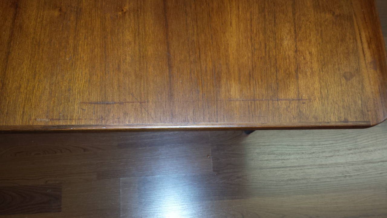 mid century square coffee table