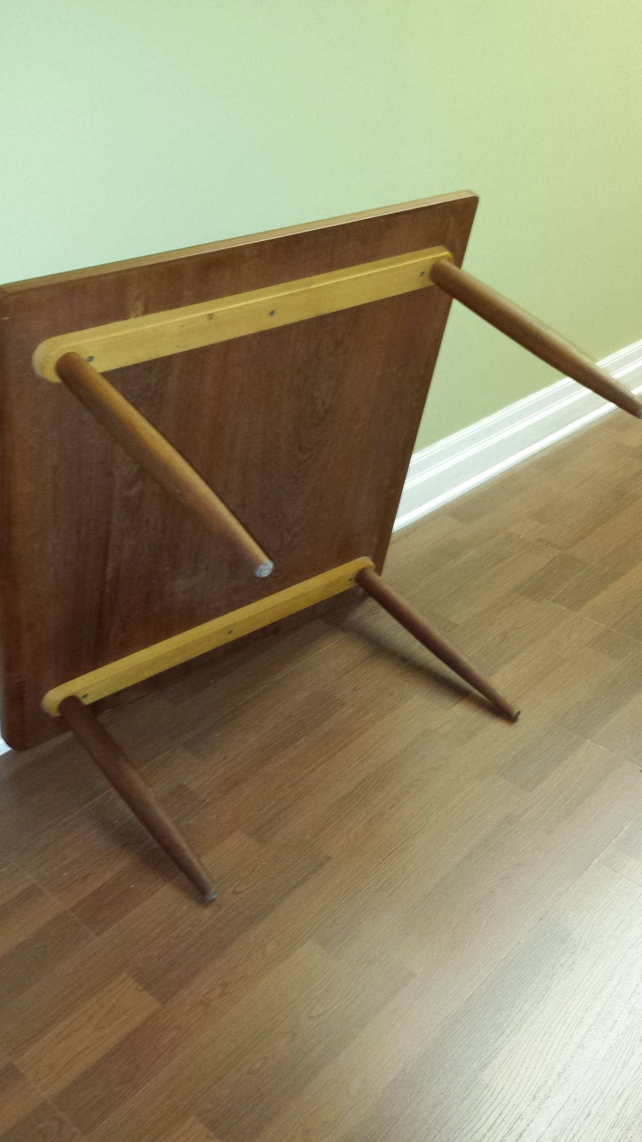 square mid century coffee table