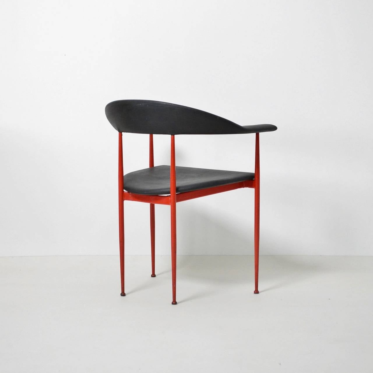 Italian Giancarlo Vegni P70 Postmodern Chair