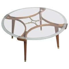 William Watting Acrilan Coffee Table in the Manner of Giordano Chiesa