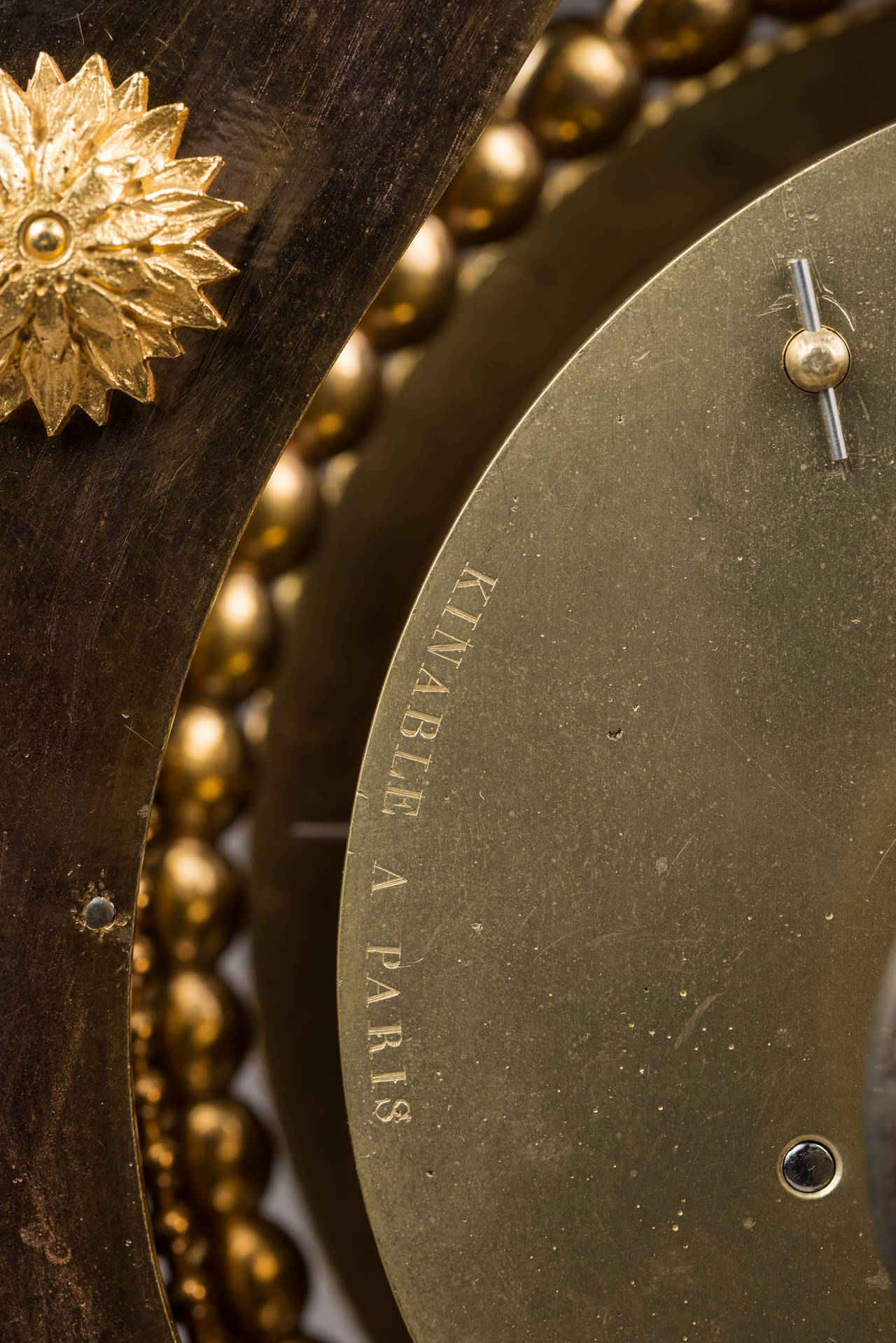 Bronze Pendule de cheminée en porcelaine de style Louis XVI en forme de lyre Svres par Kinable, cadran par Dubuisson en vente