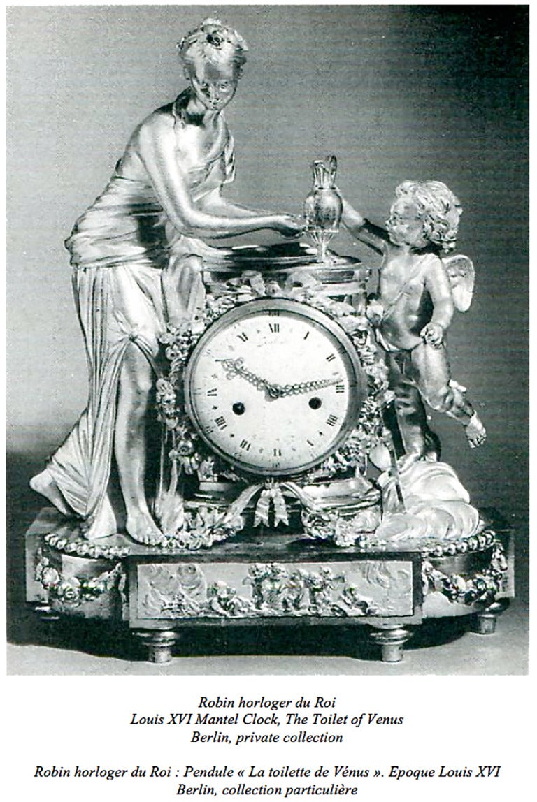 Finely Chased Ormolu Louis XVI Clock The Toilet of Venus By Lepaute 1