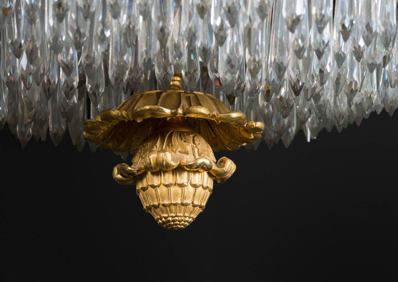 Early 19th Century Empire Twenty-Eight-Light Chandelier Attributed to Claude Galle