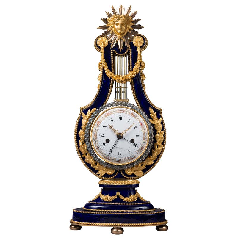 Meissen Porcelain Strut Mantel Clock For Sale at 1stDibs | porcelain ...