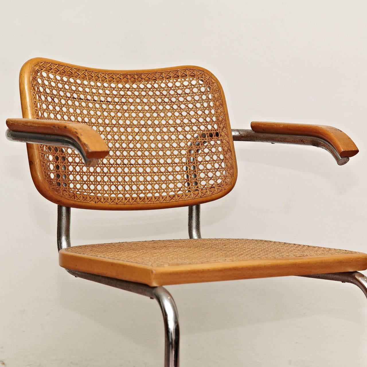 Cane Marcel Breuer Cesca Chair, circa 1950