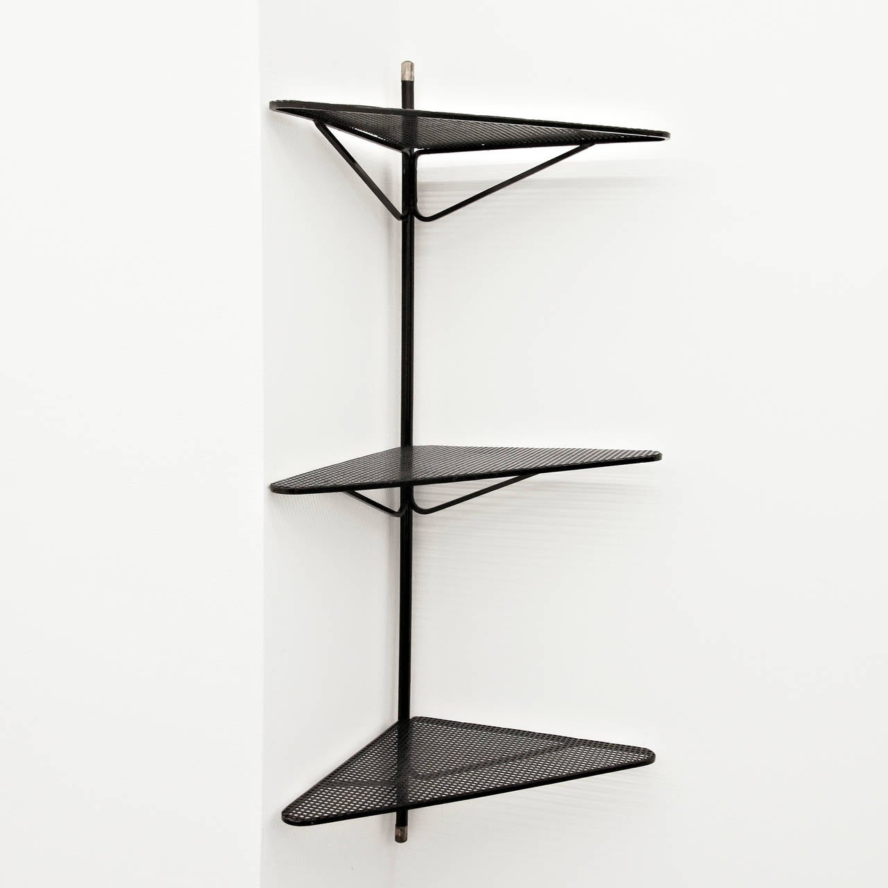 French Mathieu Matègot Corner Shelf, circa 1950