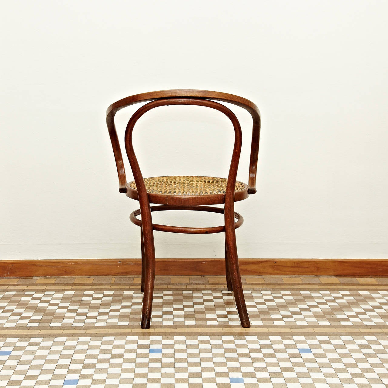 Thonet 209 Armchair by Auguste Thonet for Thonet, circa 1900 In Good Condition In Barcelona, Barcelona