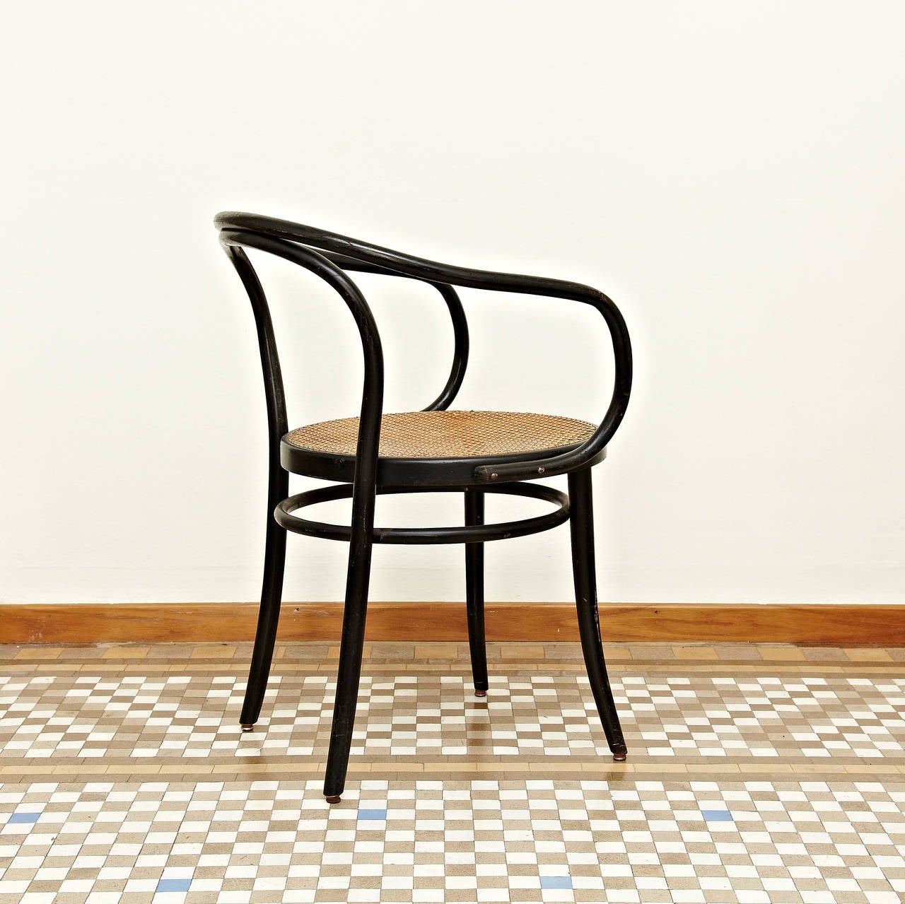 Set of Four Thonet 209 Chairs by Auguste Thonet for Thonet In Good Condition In Barcelona, Barcelona