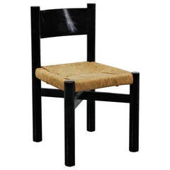 Rare Charlotte Perriand Low Meribel Chair, circa 1950 5