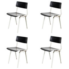 Rare Set of Four Friso Kramer Theater Chairs, 1959