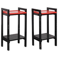 Pair of Modernist Dutch Side Tables, circa 1950 6