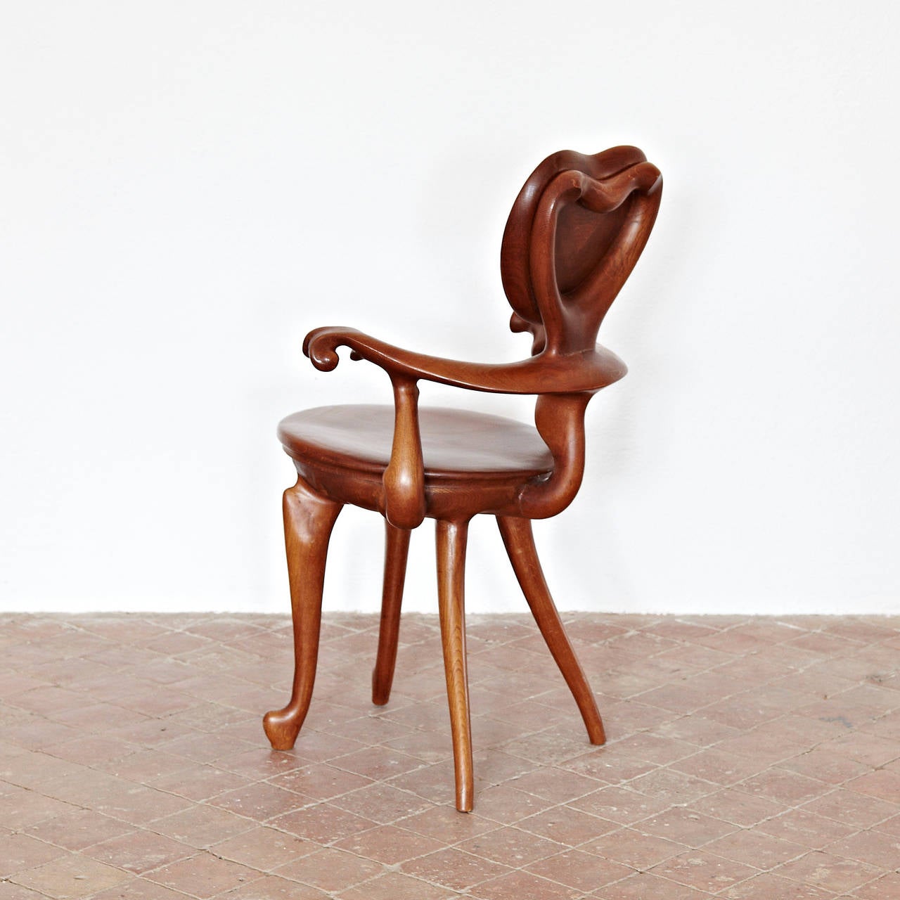 Antoni GaudÃ­ Armchair for Casa Calvet at 1stdibs
