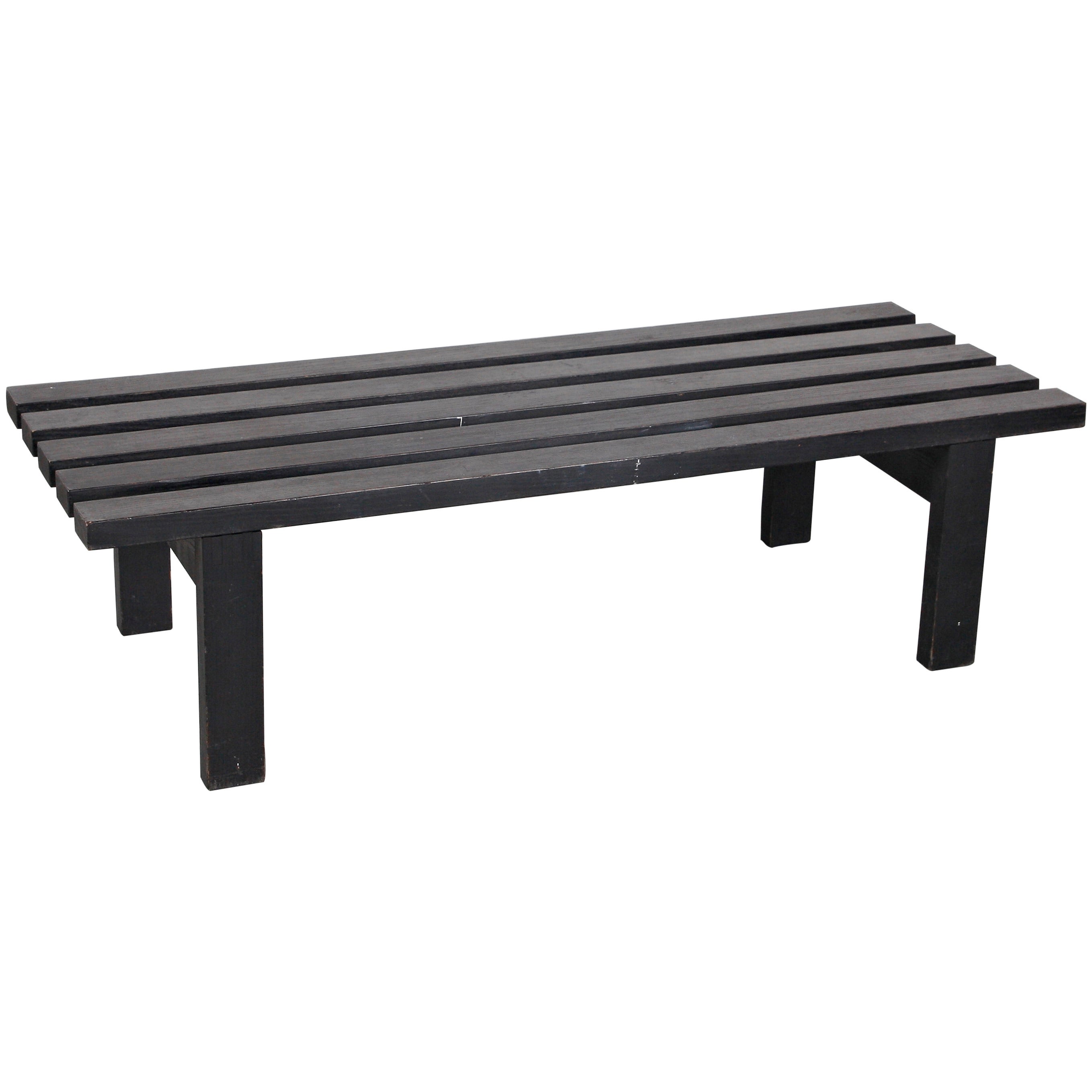 Martin Visser Wood Bench for Spectrum, crica 1950